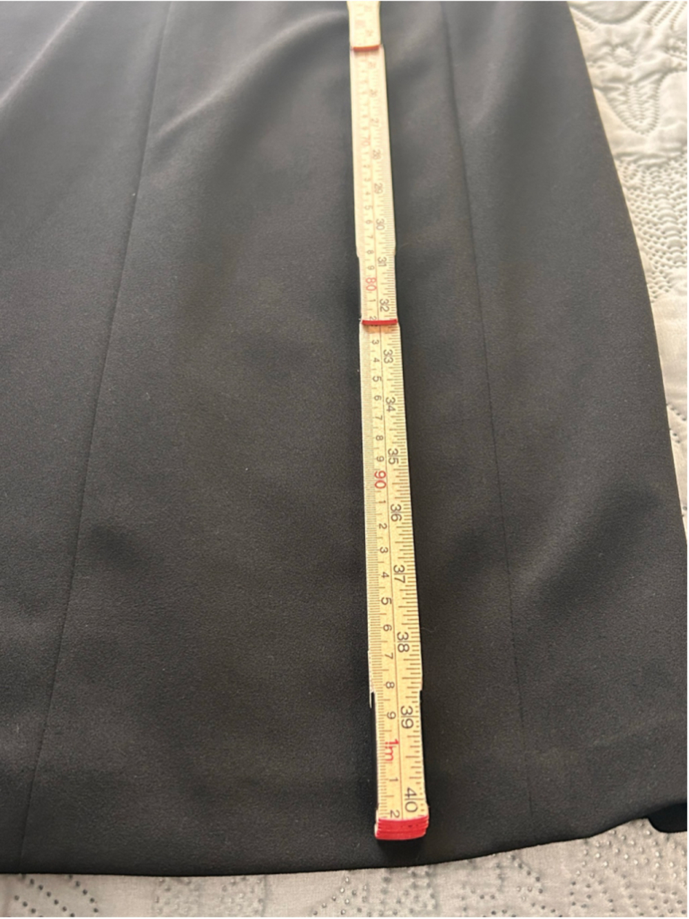 NWT Calvin Klein Black Pearl Strap V Neck Midi Sheath Dress Size 10 - Picture 10 of 10